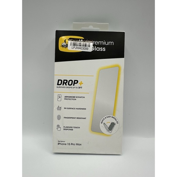 OtterBox Other - Otterbox Premium Glass Drop Plus Scratch Screen Protector For iPhone 15 Pro Max